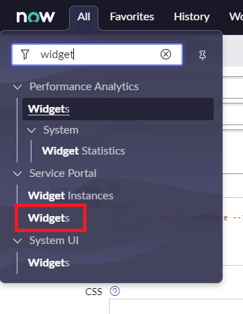 Widgets in Service Now Service Portal - Part 1